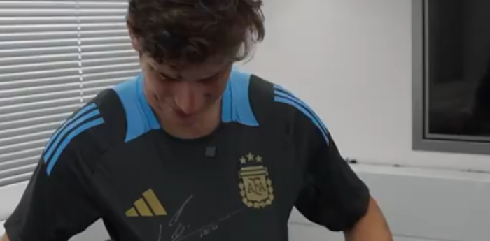 El mensaje de Colapinto a Messi y la Selección Argentina en la previa a la final de la Copa América