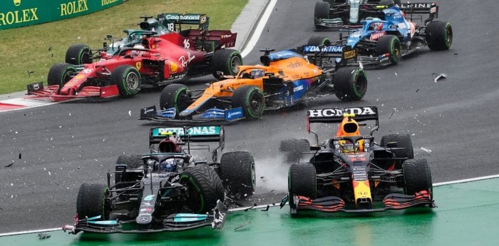 F1: el accidente múltiple y la insólita victoria que marcó al GP de Hungría 2021