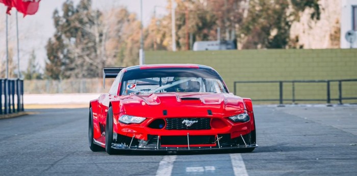 TC: Catalán Magni realizó la primera prueba con el nuevo Ford Mustang en La Plata