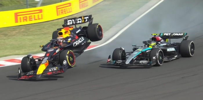 F1: el cruce entre Hamilton y Verstappen luego del incidente en el GP de Hungría