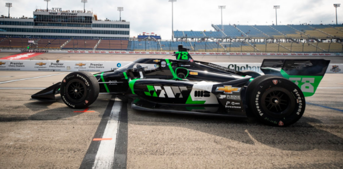 Pruebas de IndyCar en Gateway: Daly prueba con el auto de Canapino