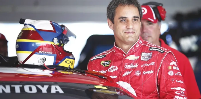 ¿Cuáles son sus números y cómo le fue a Montoya en su última carrera en la NASCAR?