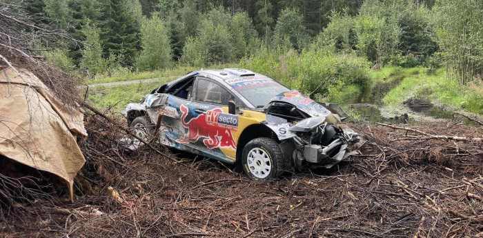 WRC: Munster protagonizó un violento vuelco en el Rally de Finlandia