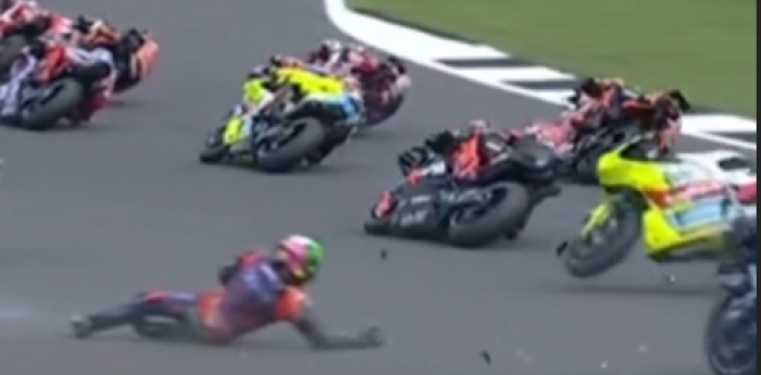 MotoGP: las caídas de Morbidelli y Bezzecchi en el comienzo del Sprint en Silverstone