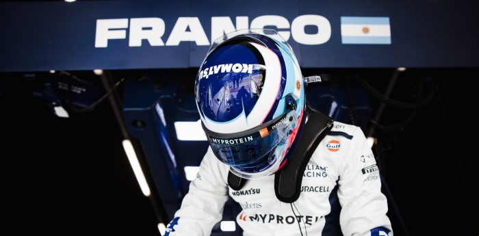 F1: Williams compartió imágenes inéditas de Colapinto en la FP1 de Silverstone