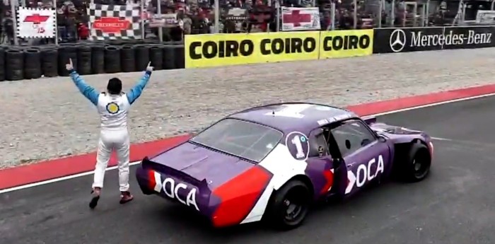 TC en Buenos Aires: Marcos Di Palma manejó el auto de Traverso y saludó a la hinchada de Chevrolet