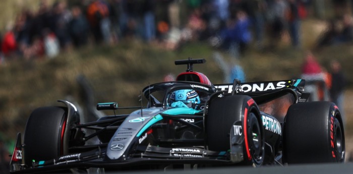 F1: Russell y Mercedes cerraron el viernes en Zandvoort en lo más alto