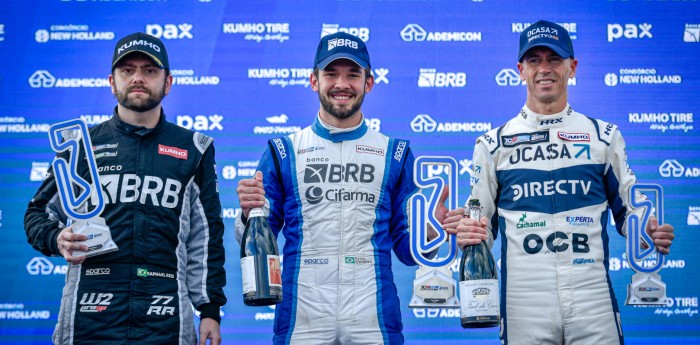 TCR South América: Reis-Pernía, dos de los protagonistas del podio de la 1ra final en Mercedes