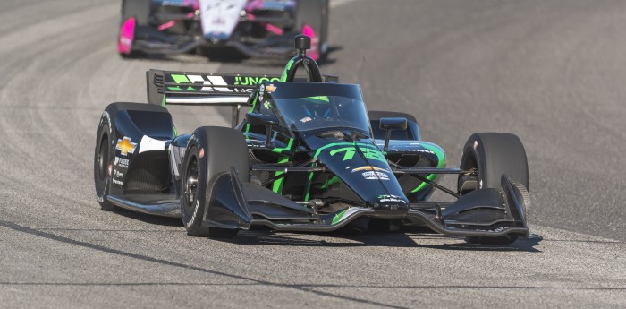 El Juncos Hollinger Racing logró el primer podio de su historia en IndyCar