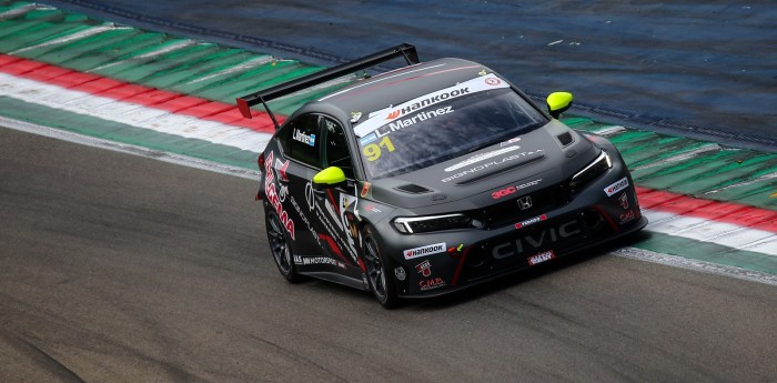 TCR Italy: Luciano Martínez vio la bandera a cuadros en la 1ra definición en Imola