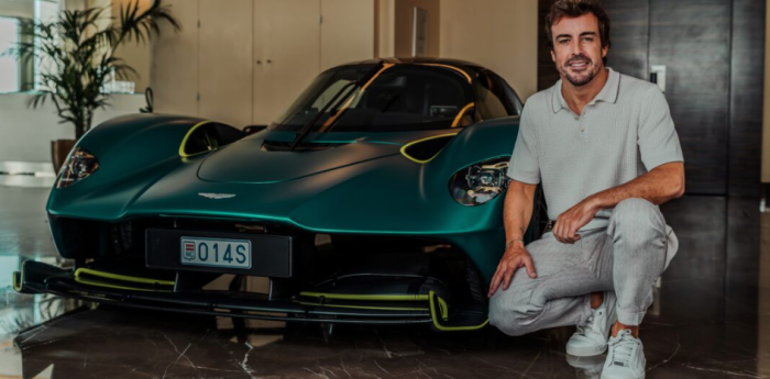 Fernando Alonso ya tiene su Aston Martin Valkyrie, un homenaje con la impronta de Adrian Newey