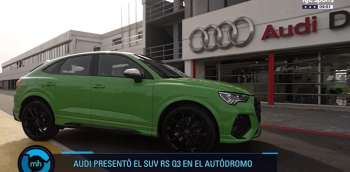 VIDEO: Audi mostró el flamante SUV RS Q3 en el Gálvez