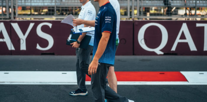 F1: Colapinto caminó la pista en la previa al GP de Azerbaiyán