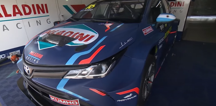 TCR South America: "Colo" Rosso mostró los detalles de su Toyota