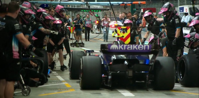 F1: ¡Atento, Franco! Colapinto confundió el box de Williams con el de Alpine en Singapur