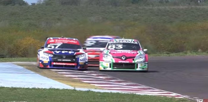 TC2000: la batalla entre Vivian y Aldrighetti por el segundo puesto en la Carrera 1 en Concepción