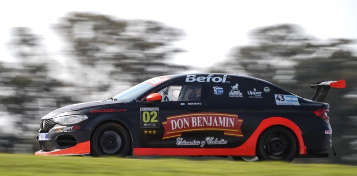 Fiat Competizione: Christian Romero festejó en la carrera sabatina en Concepción