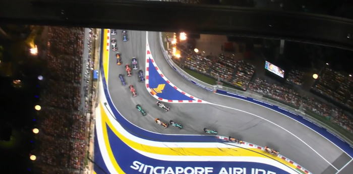 F1: espectacular largada de Colapinto para meterse en el top ten en Singapur