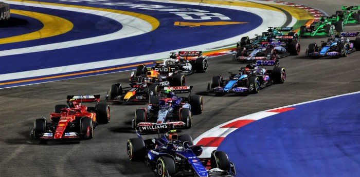 F1: la largada de Colapinto, entre las mejores on board del GP de Singapur