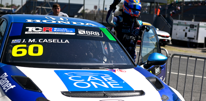 Casella, ganador de la segunda final del TCR South America: "Fue clave la largada"