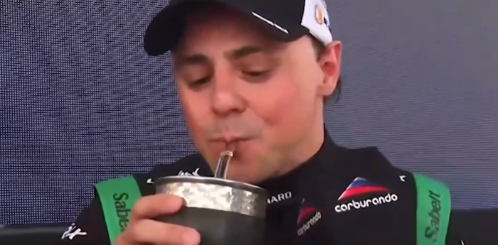 Felipe Massa probó el mate argentino ¿Le gustó?