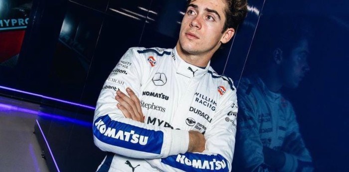 F1: Williams confirmó el lanzamiento del merchandasing de Colapinto