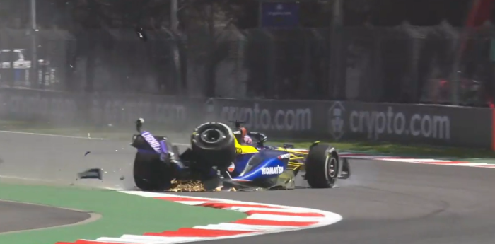 F1: el fuerte accidente de Albon que provocó la bandera roja en la FP1 del GP de México