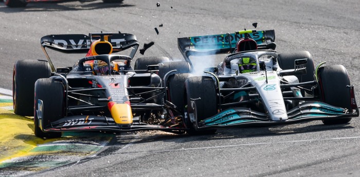 F1: el recuerdo del toque entre Verstappen y Hamilton en Brasil 2022