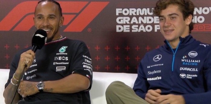 F1: el brillante elogio de Hamilton a Colapinto en la previa al GP de Brasil