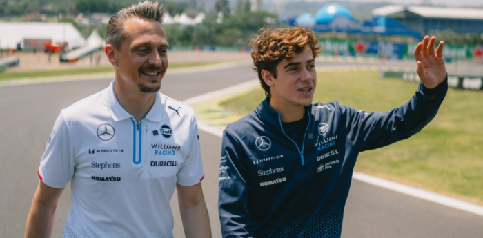 F1: Colapinto se tomó el tiempo para saludar al público en el inicio del GP de Brasil