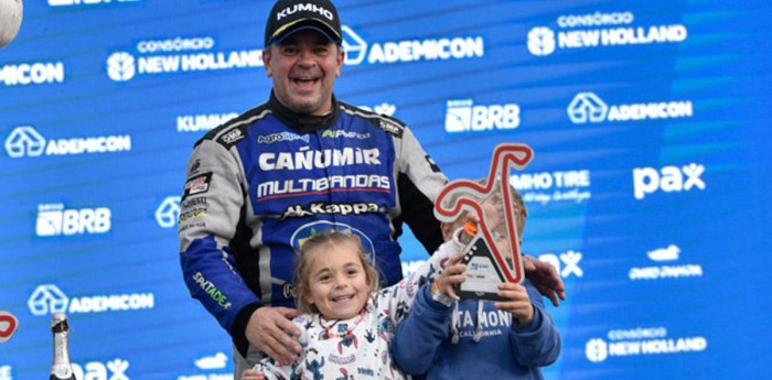 F1: Fontana se encontró con un viejo rival en el paddock del GP de Brasil