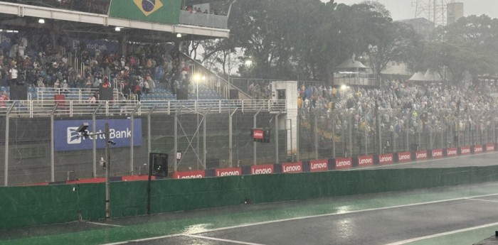 F1: llegó la lluvia al Gran Premio de Brasil