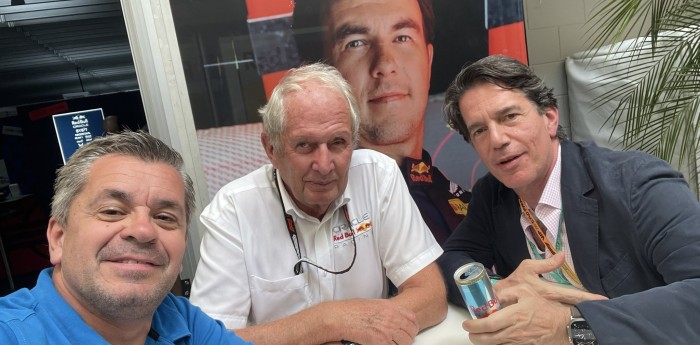 F1: Norberto Fontana se reunió con Helmut Marko en Brasil