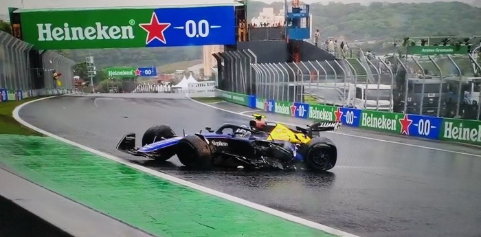 F1: desde dentro: el fortísimo accidente de Colapinto en el GP de Brasil