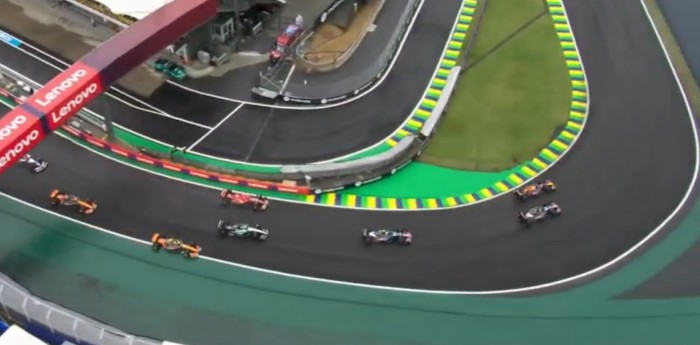 F1: la maniobra que le permitió a Verstappen pasar a la punta en Brasil