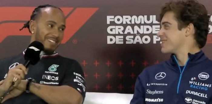 F1: Hamilton se preocupó por Colapinto luego de su accidente en Brasil