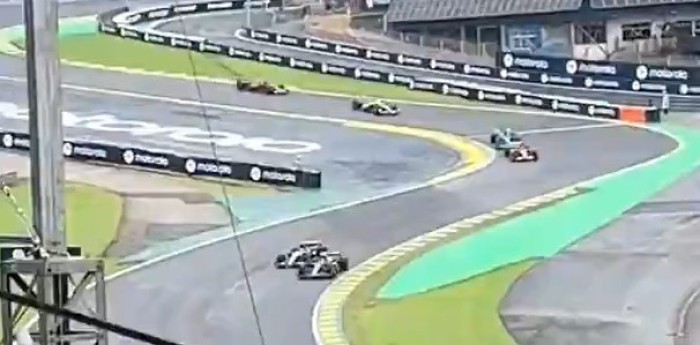 F1: así vivió la hinchada argentina el sobrepaso de Colapinto contra Hamilton en la S de Senna