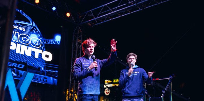 F1: ¡La rompió! Franco Colapinto, otra vez la sensación del Fan Zone de Williams