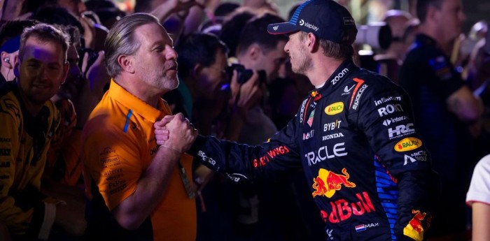 F1: la chicana de Verstappen a Zak Brown tras la conquista de su cuarto título del mundo