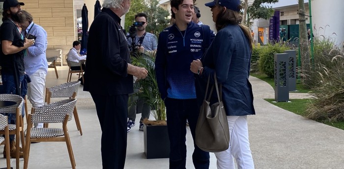 F1: la foto de Colapinto y Briatore en los boxes de Qatar