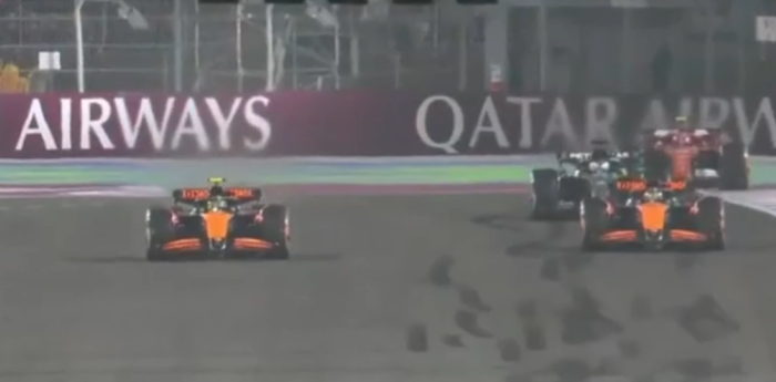 F1: ¡Sorprendió a todos! Norris dejó pasar a Piastri sobre el final en Qatar