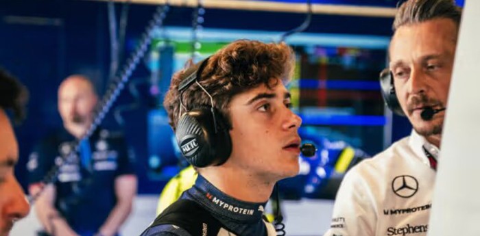 F1: la emoción de Franco Colapinto en la previa a la largada del GP de Abu Dhabi