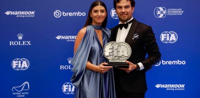 F1: Checo Pérez recibió el premio a Acción del Año de la FIA