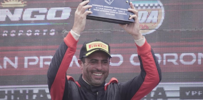 TC2000: Ponce de León subió al podio en Concordia: "Lo corrí a Rossi hasta donde pude"