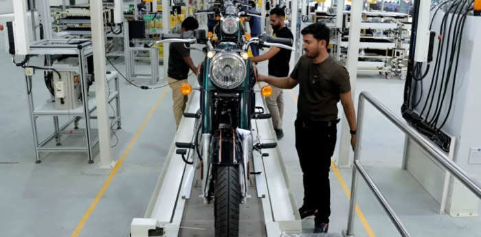 Royal Enfield inauguró una planta de montaje en Tailandia