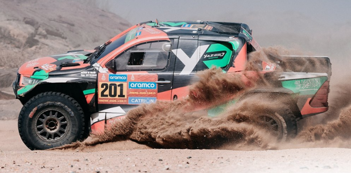 Dakar 2025: Al Rajhi lidera parcialmente entre los Autos la Etapa 48Hs y Yacopini está quinto