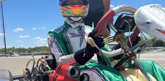 Franco Colapinto sigue en Argentina y sumó un nuevo entrenamiento en karting