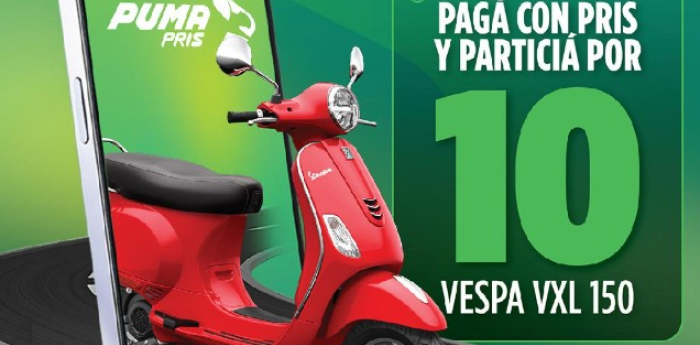 Puma Pris: Si la usás, volvés en una Vespa