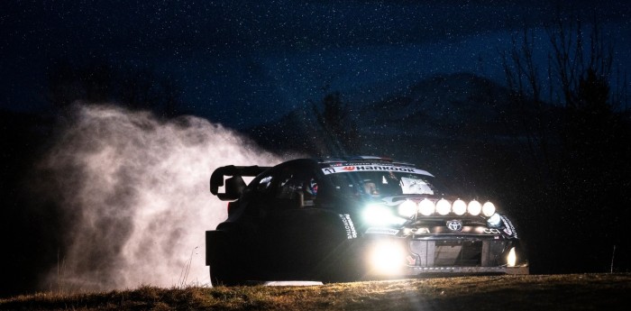 WRC: el espectáculo y el color de los tramos nocturnos del Rally de Montecarlo