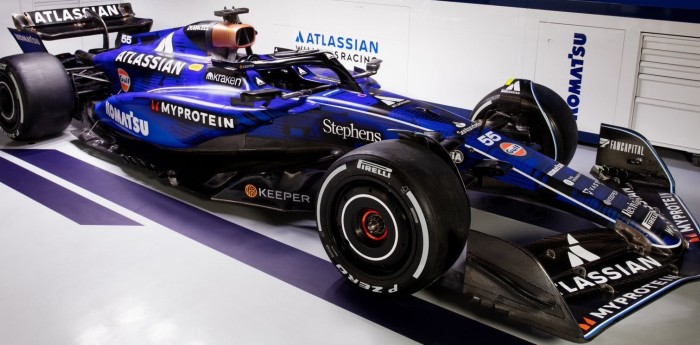 F1: Williams presentó su auto para la temporada 2025